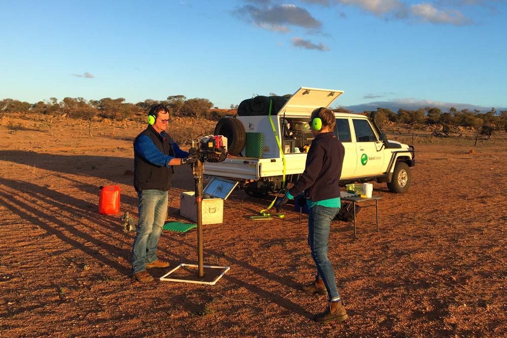 selecting for carbon rangelands wa sampling